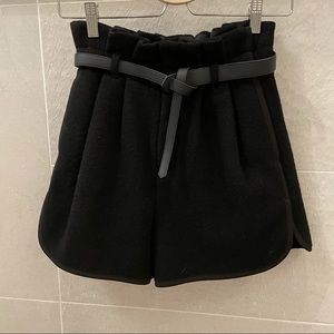 Snidel high waist fleece shorts